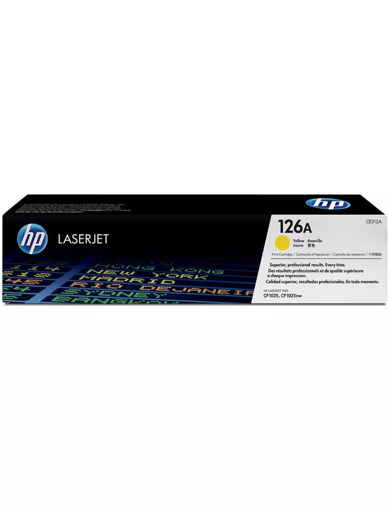 Toner Originale HP CE312A 126A (Giallo 1000 pagine)