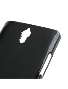 Cover in TPU Semirigida per Huawei Ascend G700 (Nero)