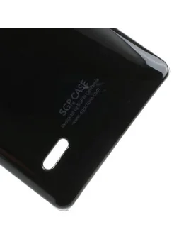 Cover in TPU Semirigida per Huawei Ascend G700 (Nero)