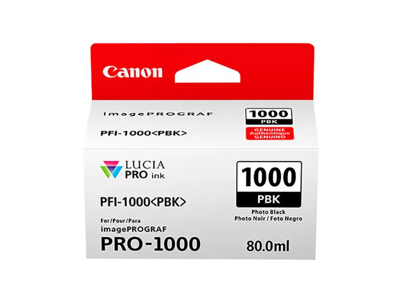 Cartuccia Originale Canon PFI-1000pbk 0546C001 (Nero Foto 80 ml)