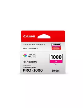 Cartuccia Originale Canon PFI-1000m 0548C001 (Magenta 80 ml)