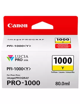 Cartuccia Originale Canon PFI-1000y 0549C001 (Giallo 80 ml)