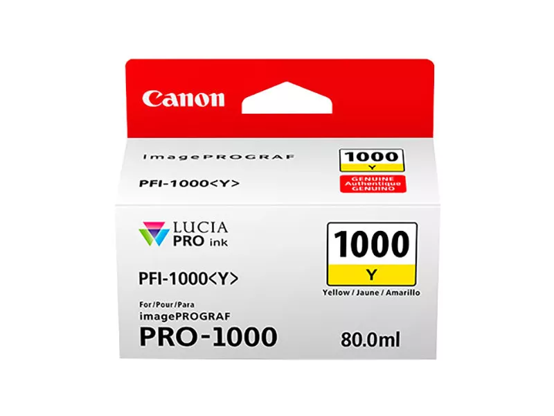 Cartuccia Originale Canon PFI-1000y 0549C001 (Giallo 80 ml)