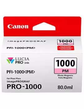 Cartuccia Originale Canon PFI-1000pm 0551C001 (Magenta Foto 80 ml)