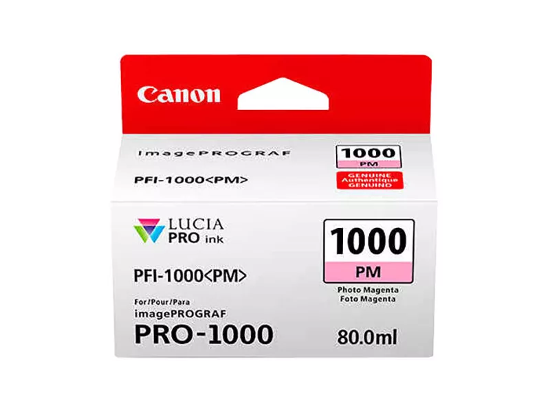 Cartuccia Originale Canon PFI-1000pm 0551C001 (Magenta Foto 80 ml)