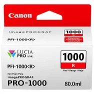 Cartuccia Originale Canon PFI-1000r 0554C001 (Rosso 80 ml)