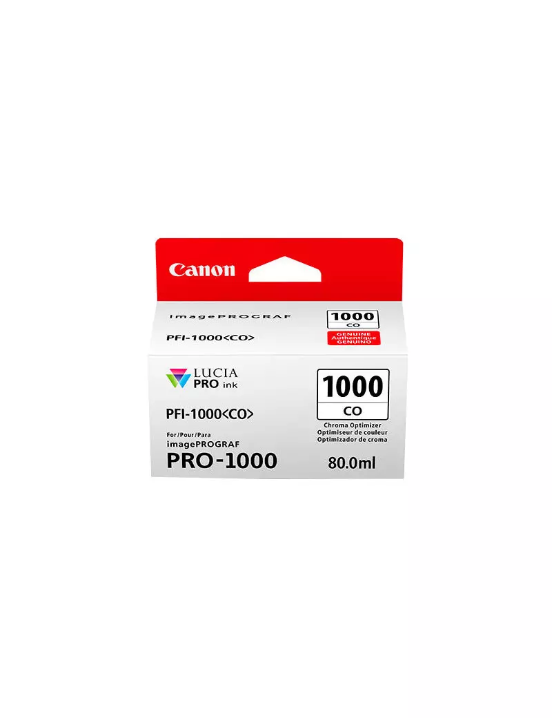 Cartuccia Originale Canon PFI-1000co 0556C001 (Trasparente 80 ml) Cartuccia Originale Canon PFI-1000co 0556C001 (Trasparente 80 ml)