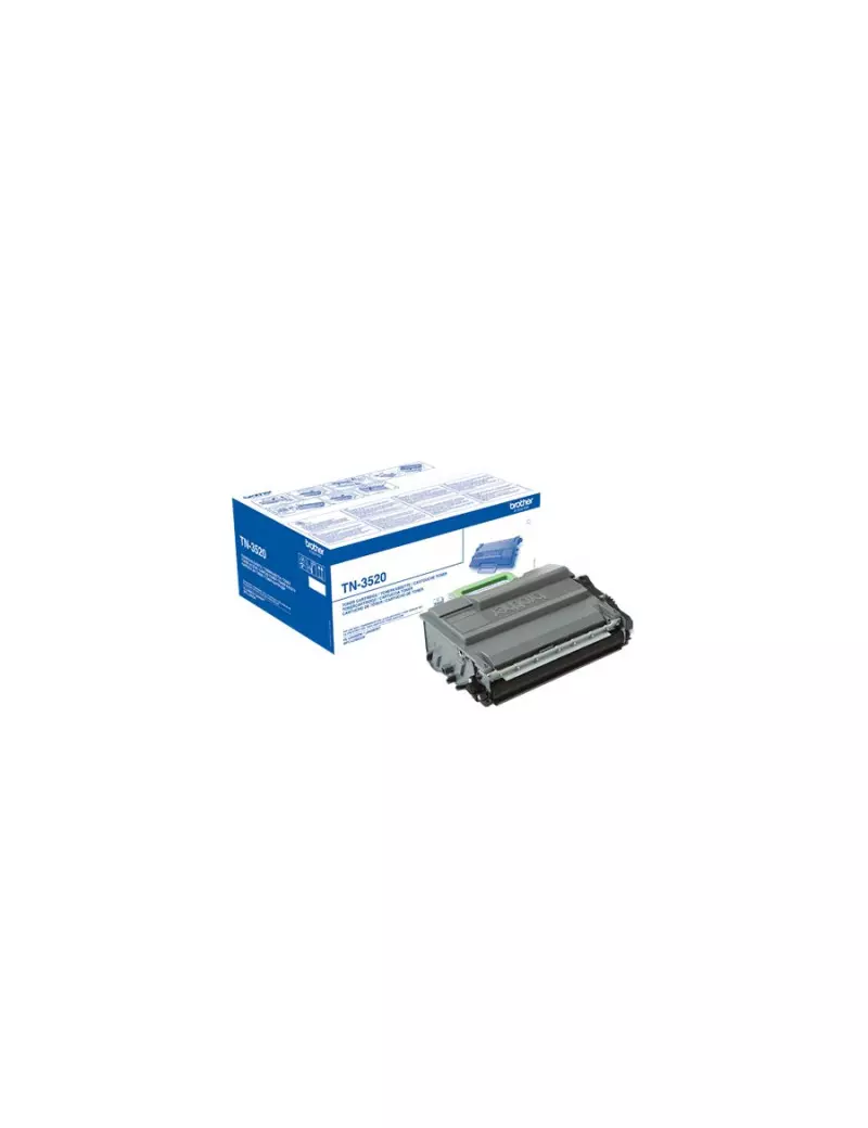 Toner Originale Brother TN-3520 (Nero 20000 pagine) Toner Originale Brother TN-3520 (Nero 20000 pagine)