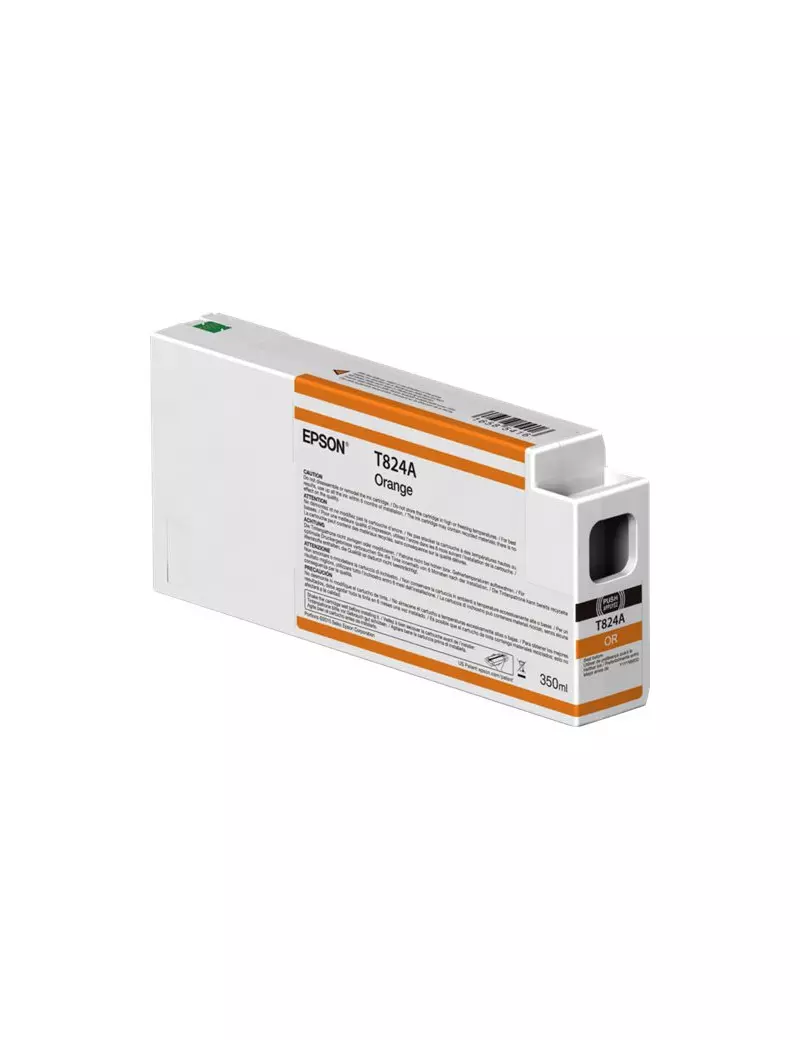Cartuccia Originale Epson T824A00 UltraChrome HD HDX (Arancione 350 ml)