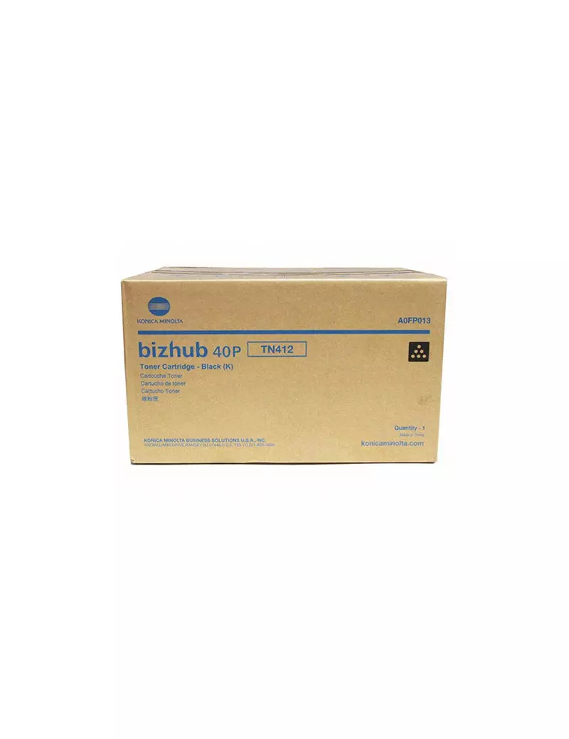 Toner Originale Konica Minolta TN412K A0FP023 (Nero 19000 pagine)