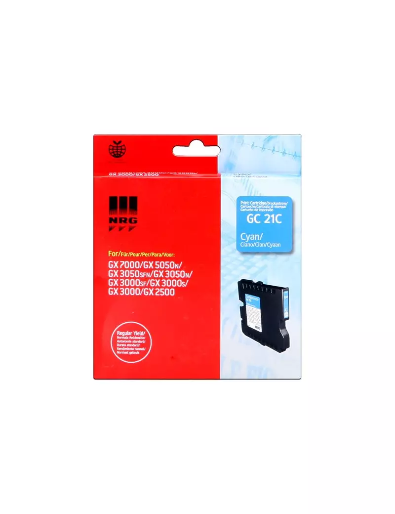 Toner Originale Ricoh 405533 GC 21C (Ciano 1000 pagine)