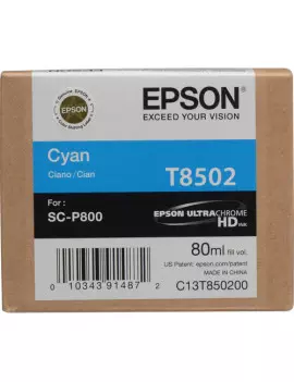 Cartuccia Originale Epson T850200 (Ciano 80 ml)