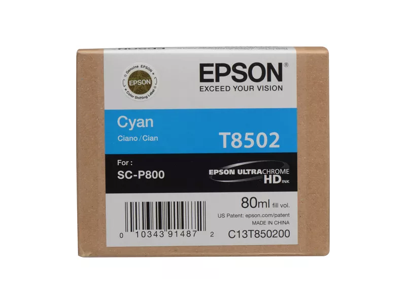 Cartuccia Originale Epson T850200 (Ciano 80 ml)