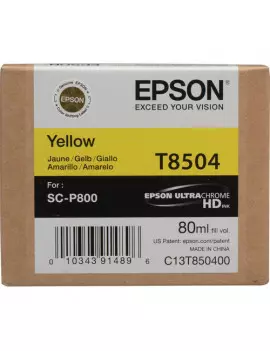 Cartuccia Originale Epson T850400 (Giallo 80 ml)