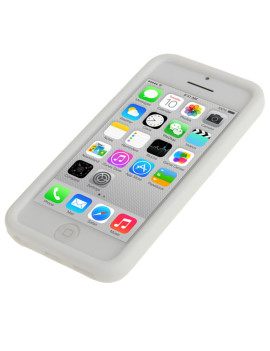 Cover in Silicone Trasforato Soft iPhone 5C Bianco 706238305763
