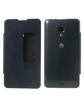 Cover a Portafoglio Slim S-View per Huawei Ascend Mate2 4G (Blu)