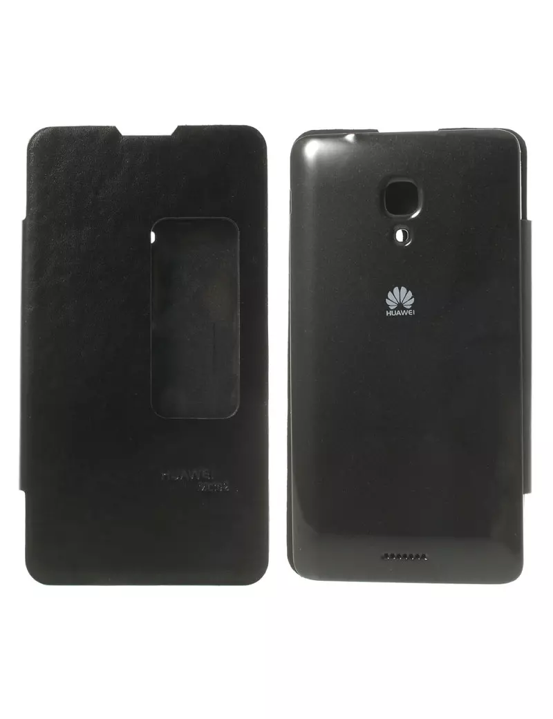 CoveraPortafoglio Slim SView Huawei Ascend Mate2 4G Nero