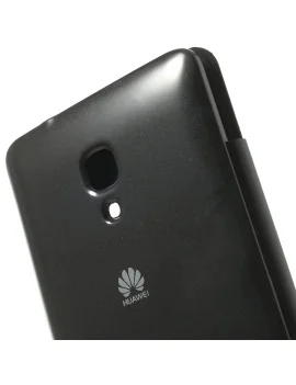 Cover a Portafoglio Slim S-View per Huawei Ascend Mate2 4G (Nero)