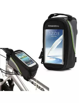Supporto Bici Impermeabile Universale per Smartphone con Display fino a 5.5" (Nero)