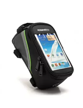Supporto Bici Impermeabile Universale per Smartphone con Display fino a 5.5" (Nero)