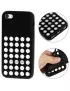 Cover in Silicone Trasforato Soft iPhone 5C Nero 4898993503761