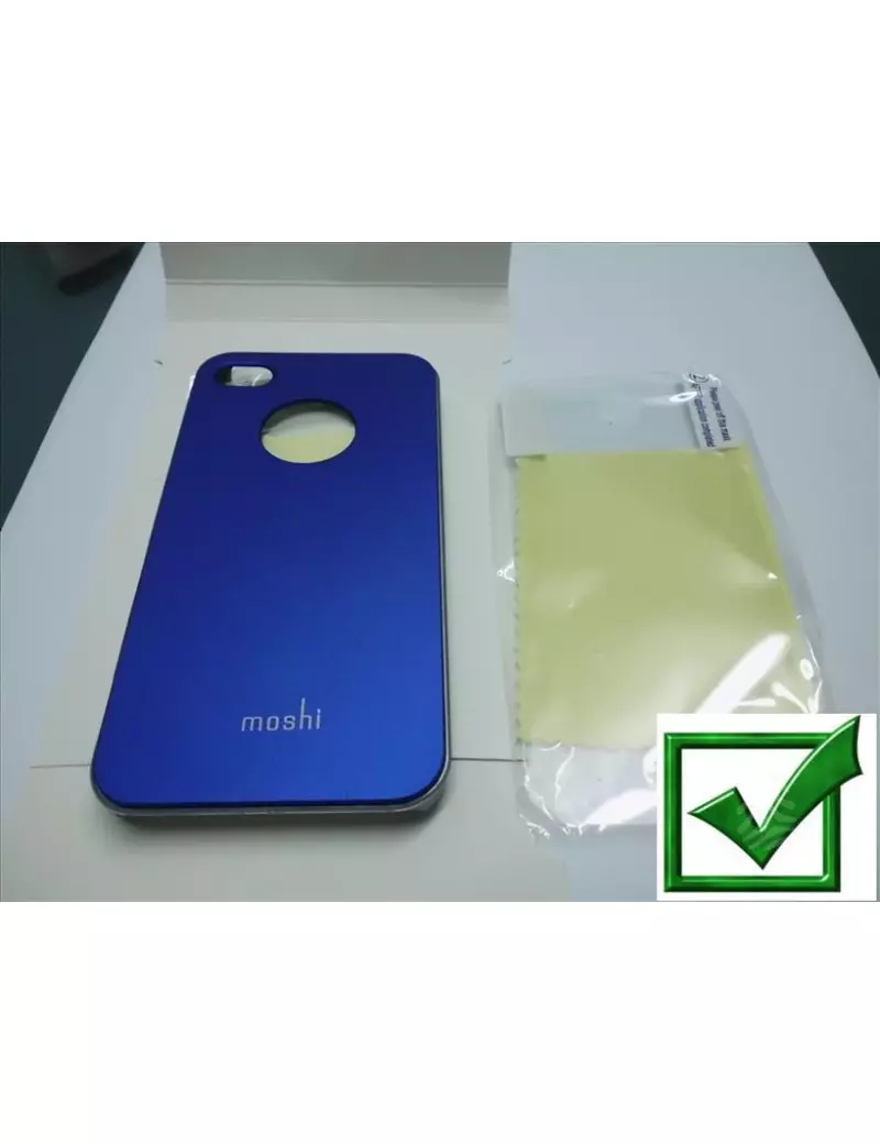 Cover Rigida per iPhone 5 5S (Blu Elettrico)