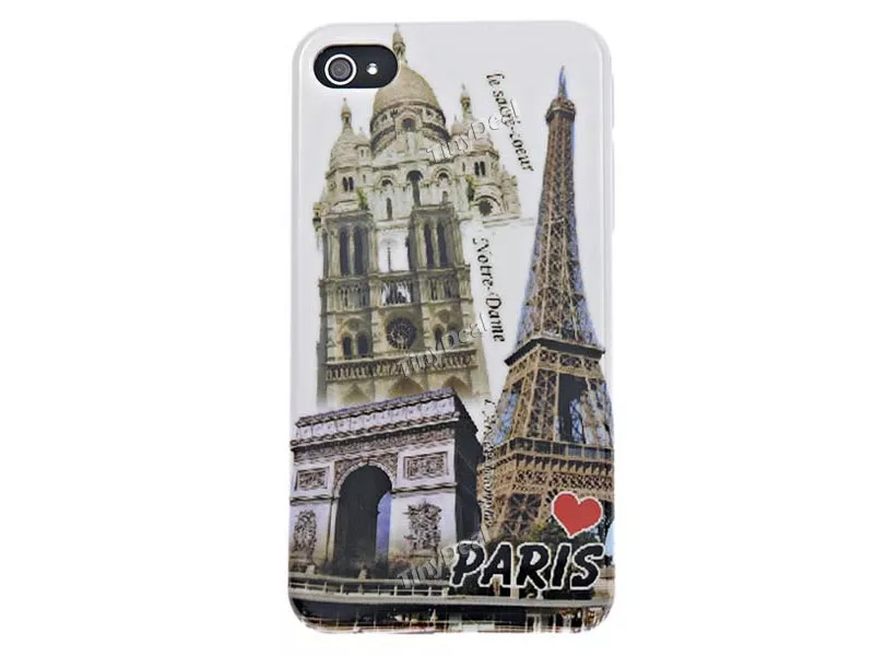 Cover Rigida per iPhone 4 4S (Tour Eiffel)