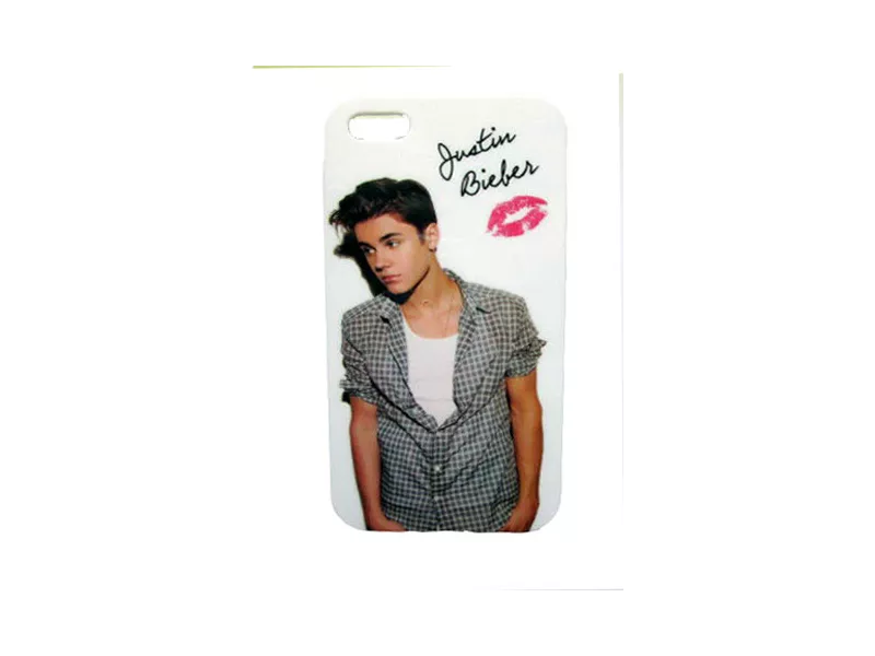 Cover Rigida per iPhone 4 4S (Justin Bieber Bacio)