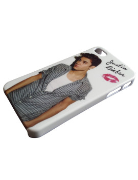 Cover Rigida per iPhone 4 4S (Justin Bieber Bacio)