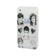 Cover Rigida per iPhone 4 4S (One Direction 1D Caricature)