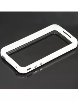 Bumper in Silicone per iPhone 4 4S (Bianco)