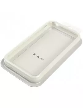 Bumper in Silicone per iPhone 4 4S (Bianco)