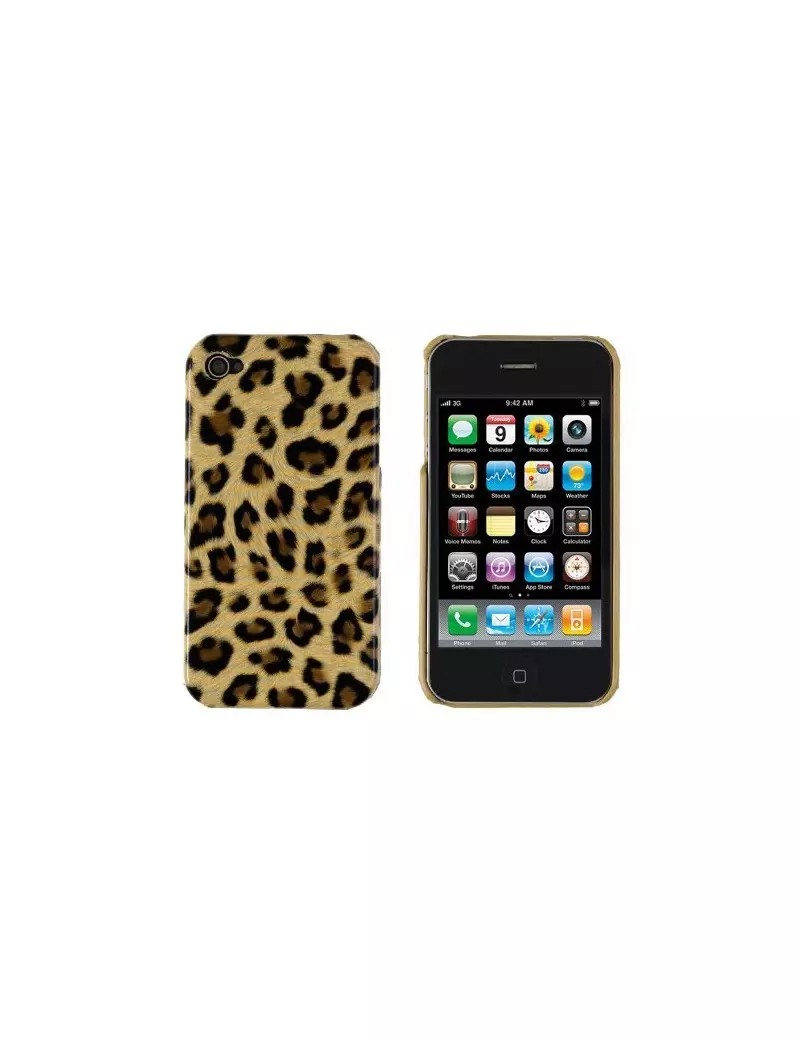 Cover Rigida per Apple iPhone 4 4S (Leopardata)