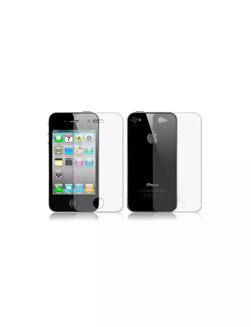 Screen Protector Anti Riflesso Fronte e Retro per Apple iPhone 4 4S