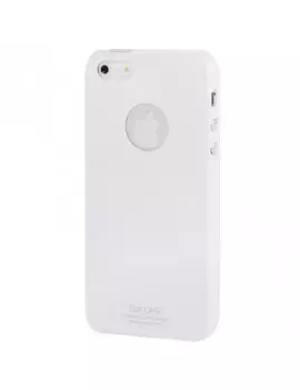 Cover Ultra Slim con Screen Protector per Apple iPhone 5 5S (Bianco)
