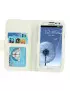 Cover Flip a Portafoglio Orizzontale in Ecopelle per Samsung Galaxy S3 i9300 (Bianco)