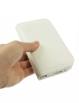 Cover Flip a Portafoglio Orizzontale in Ecopelle per Samsung Galaxy S3 i9300 (Bianco)