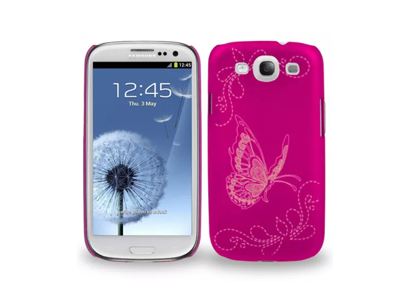 Cover Rigida in TPU Soft Touch per Samsung Galaxy S3 i9300 (Fucsia)