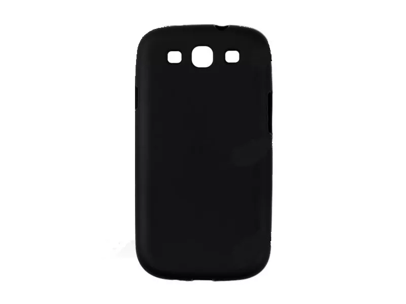 Cover in Silicone Morbido per Samsung Galaxy S3 i9300 (Nero)