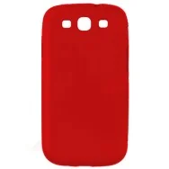 Cover in Silicone Morbido per Samsung Galaxy S3 i9300 (Rosso)