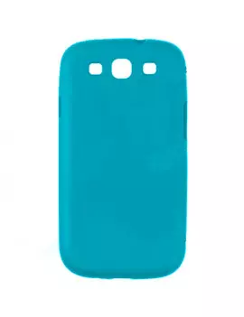 Cover in Silicone Morbido per Samsung Galaxy S3 i9300 (Azzurro)