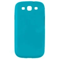 Cover in Silicone Morbido per Samsung Galaxy S3 i9300 (Azzurro)