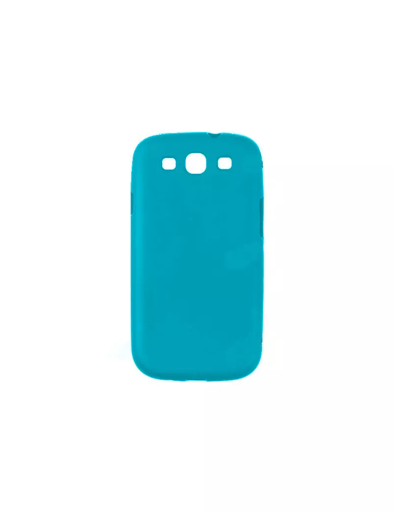 Cover in Silicone Morbido per Samsung Galaxy S3 i9300 (Azzurro)