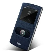 Cover Flip a Portafoglio Dual S-View in Pelle per OnePlus One A0001 (Blu)