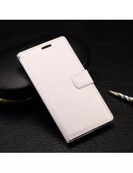 Cover Flip a Portafoglio in Pelle per OnePlus X (Bianco)