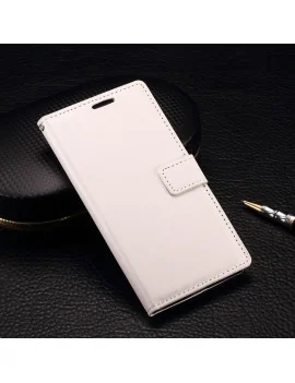 Cover Flip a Portafoglio in Pelle per OnePlus X (Bianco)