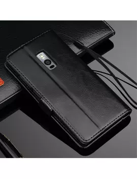 Cover Flip a Portafoglio in Pelle per OnePlus 2 (Nero)