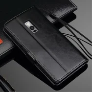 Cover Flip a Portafoglio in Pelle per OnePlus 2 (Nero)