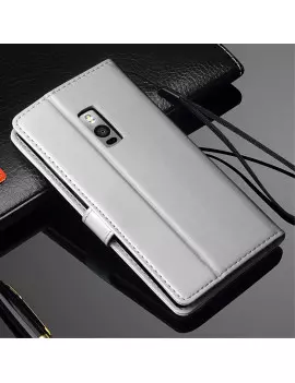 Cover Flip a Portafoglio in Pelle per OnePlus 2 (Bianco)