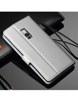 Cover Flip a Portafoglio in Pelle per OnePlus 2 (Bianco)